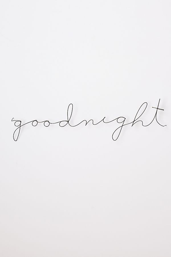 Wire Script Sculpture | Anthropologie (US)