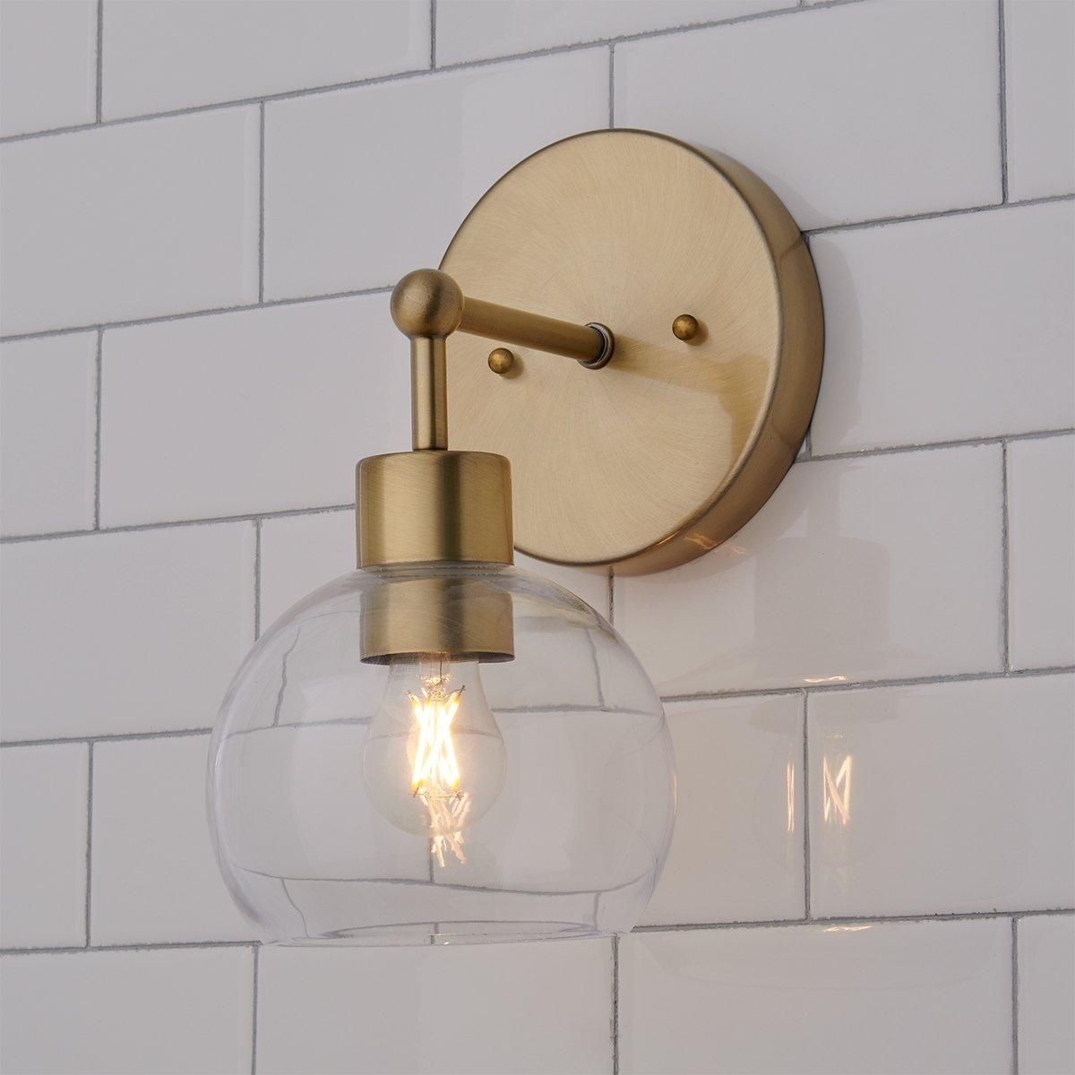 Young House Love Clear Glass Bubble Sconce | Shades of Light