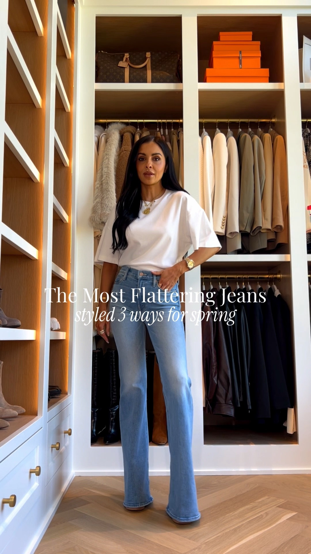 The most flattering date night jeans yet 
Mother flare denim wearing a 23 
Target white T-shirt, wearing an XS
Zara white jacket back in stock wearing an XS
Gucci necklace

#LTKootd #LTKOver40 #LTKgrwm