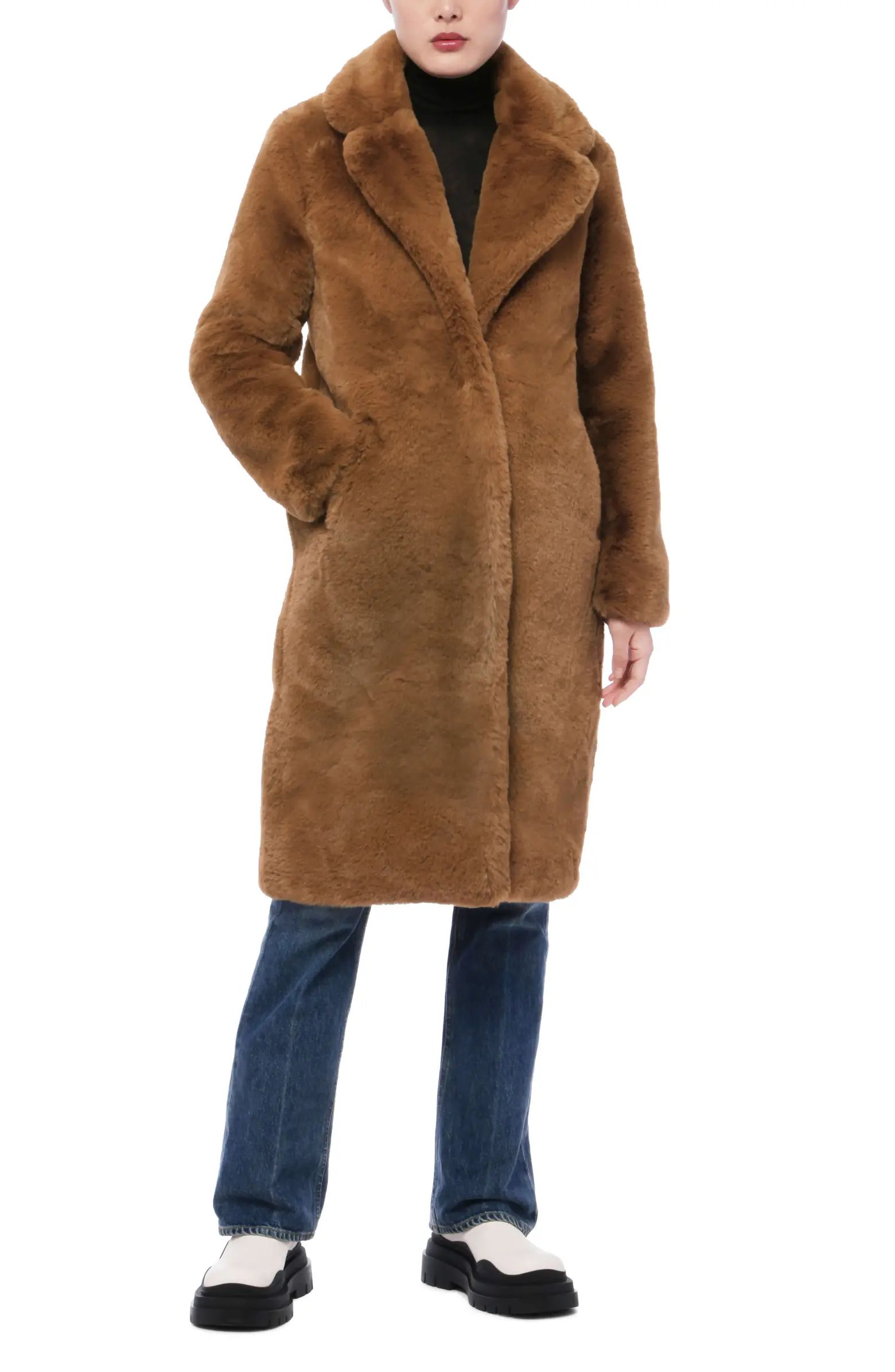 Scarlet Faux Fur Longline Coat | Nordstrom