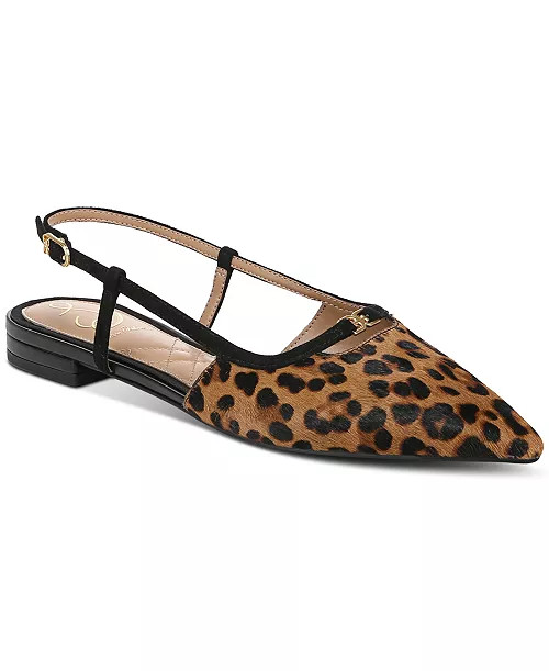Women's Cohen Pointed-Toe Slingback Flats | Macy's