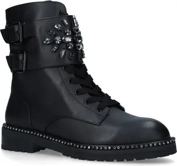 Kurt Geiger London Stoop Crystal Combat Boot | Nordstrom | Nordstrom