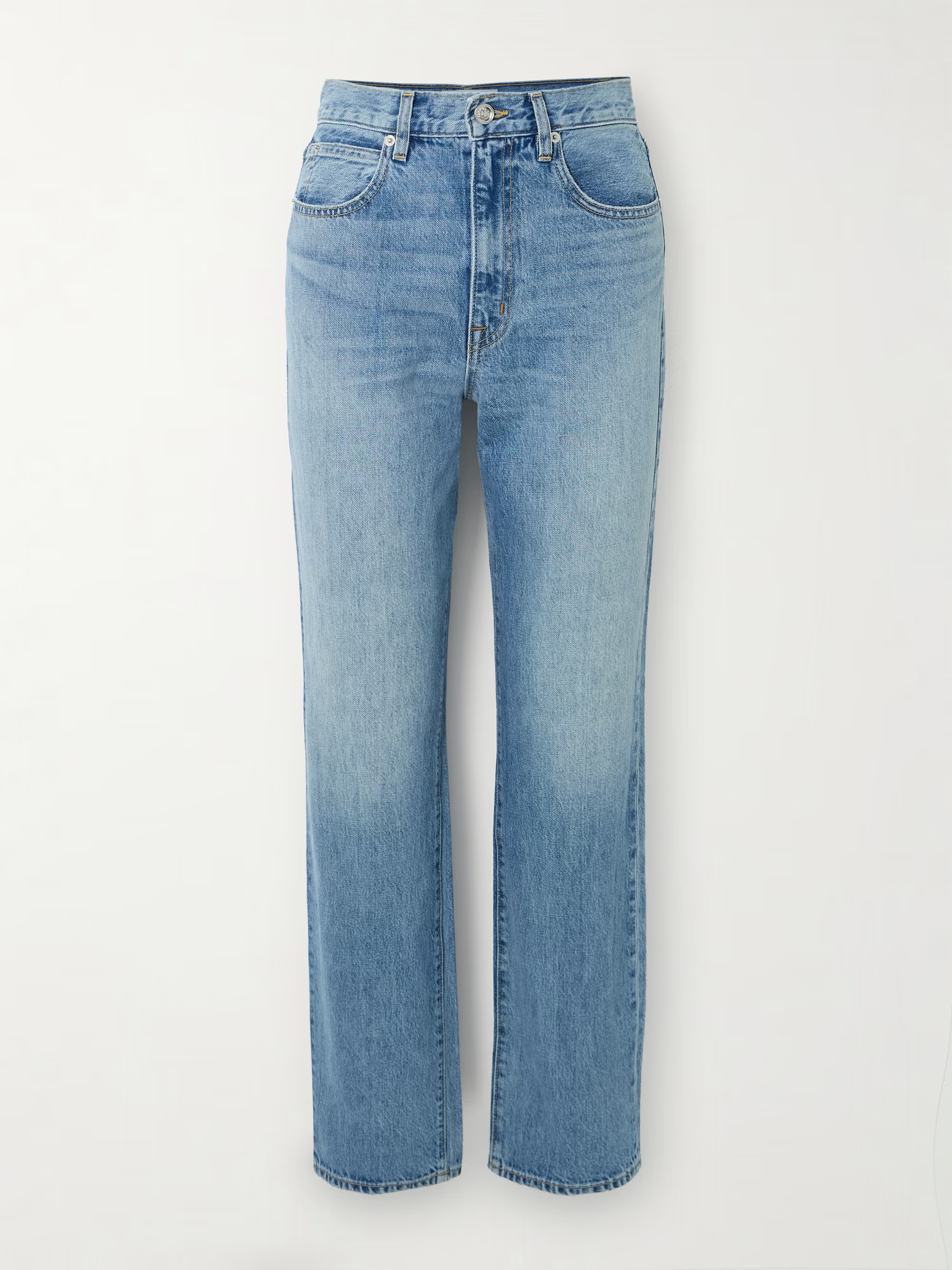 London high-rise straight-leg jeans | NET-A-PORTER (US)