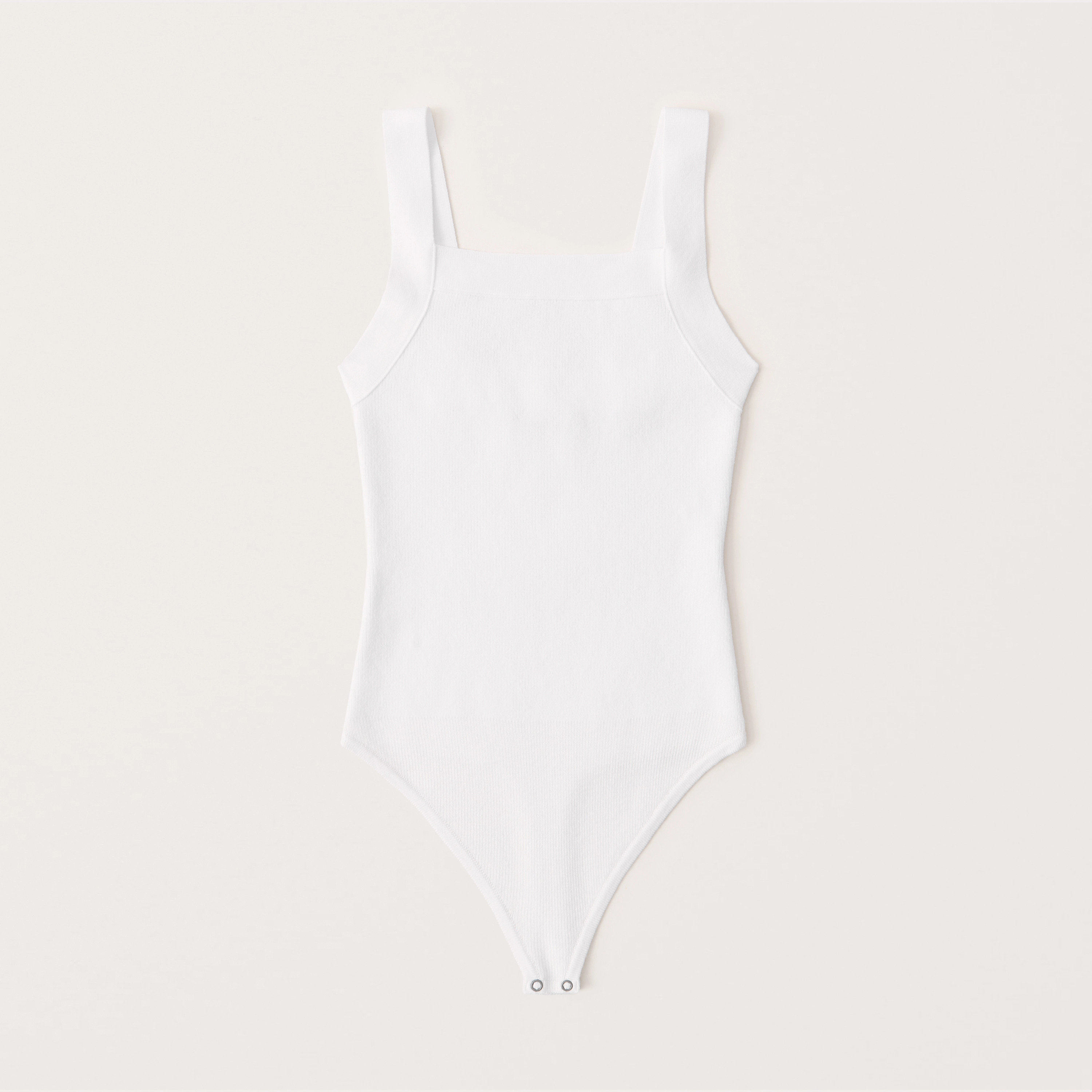 Squareneck Knit Bodysuit | Abercrombie & Fitch (US)