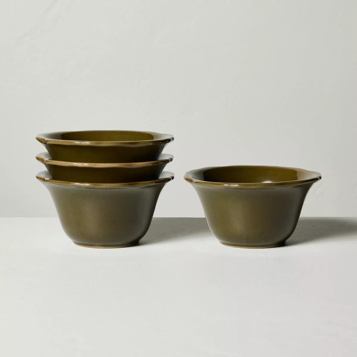 Set of 4 Carved Edge Mini Bowls - Hearth & Hand™ with Magnolia | Target