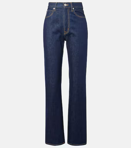 London high-rise straight jeans | Mytheresa (US/CA)