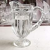 Circleware Riverdale Glass Carafe Water Pitcher with Handle Drinking Dispenser Glassware for Beer, W | Amazon (US)
