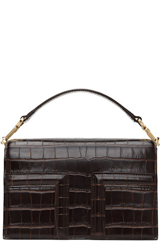 Brown Mini T-Flap Bag | SSENSE