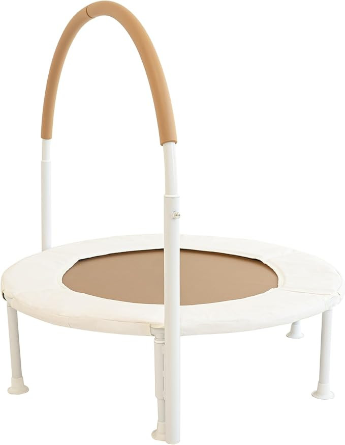 36" Kids and Toddler Mini Trampoline, Aesthetic Indoor and Outdoor Small Baby Trampoline with Rem... | Amazon (US)