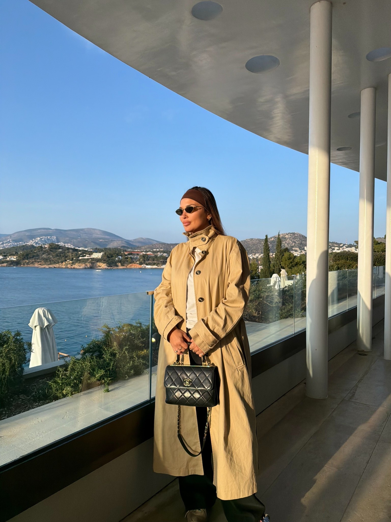 A trench is always classy , this one is H&M