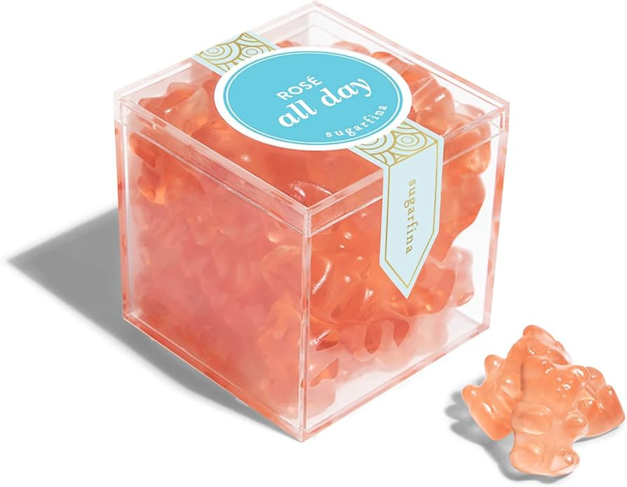 Amazon.com : Sugarfina Rose All Day Bears Small Candy Cube Gummy Bear, 3.8oz, 1 Count : Grocery &... | Amazon (US)