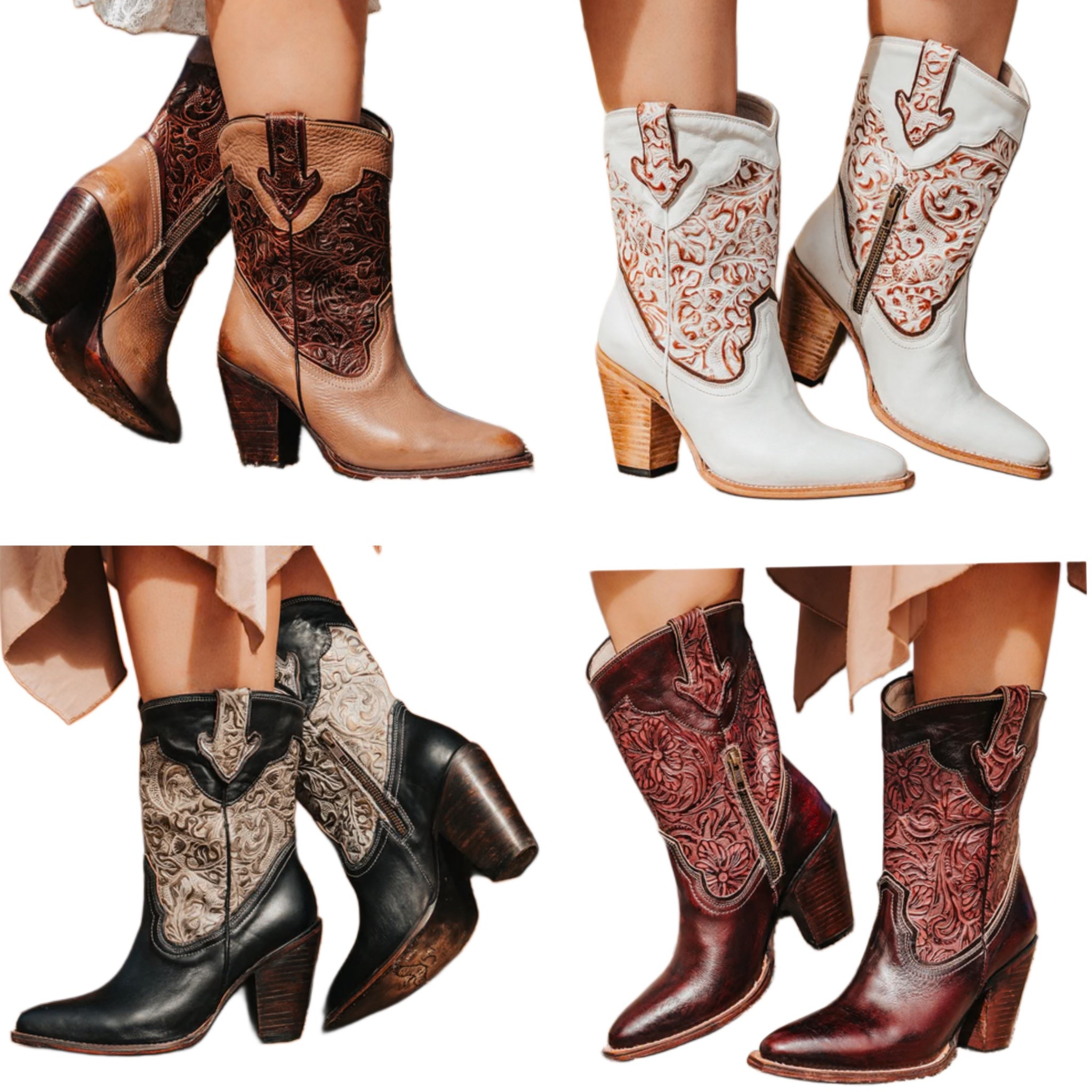 Seriously these boots are stunning!!  Obsessed with the tooled design throughout. I can’t even pick a favorite color, love them all!

#LTKFestival #LTKSeasonal #LTKootd