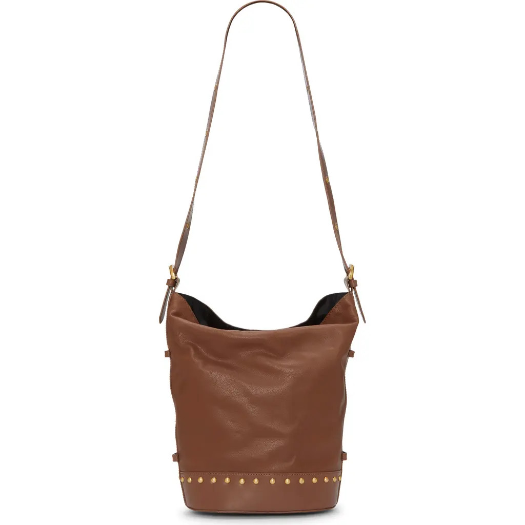 Vince Camuto Jocea Leather Crossbody Bucket Bag in Brown at Nordstrom | Nordstrom