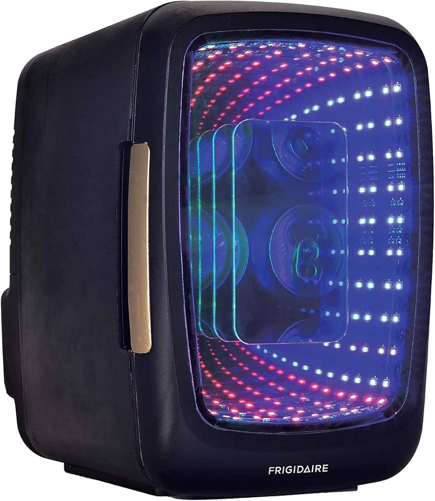 Frigidaire Gaming Light Up Mini Beverage Refrigerator, 6 can, 4 liters, Cooler with large see thr... | Amazon (US)