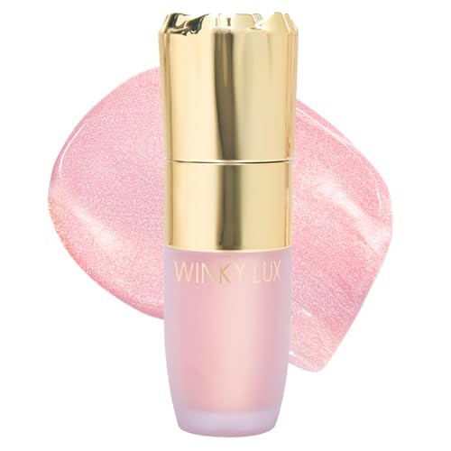 Winky Lux Cheeky Rose Liquid Highlighter, Gel Cream Highlighter with Blendable Buildable Pigment, Long-Lasting Weightless Finish, Pink Opal | Amazon (US)