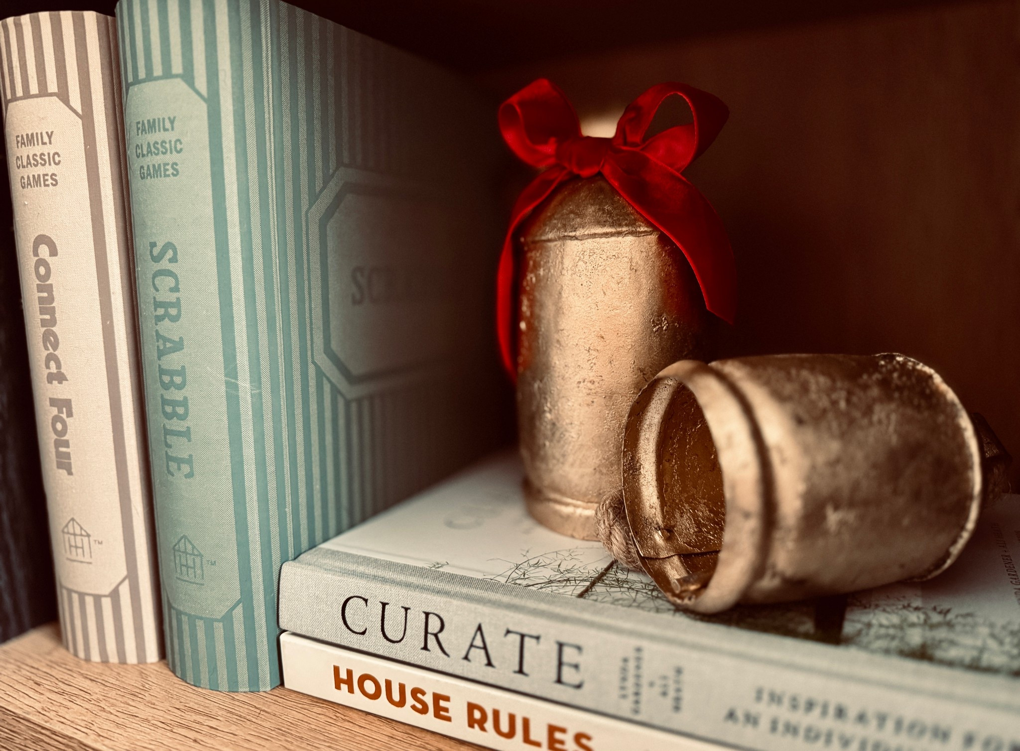 A little shelf moment bringing together cozy classics, curated textures, and the sweetest pop of Christmas ✨🔔


#LTKSeasonal #LTKHoliday #LTKHome