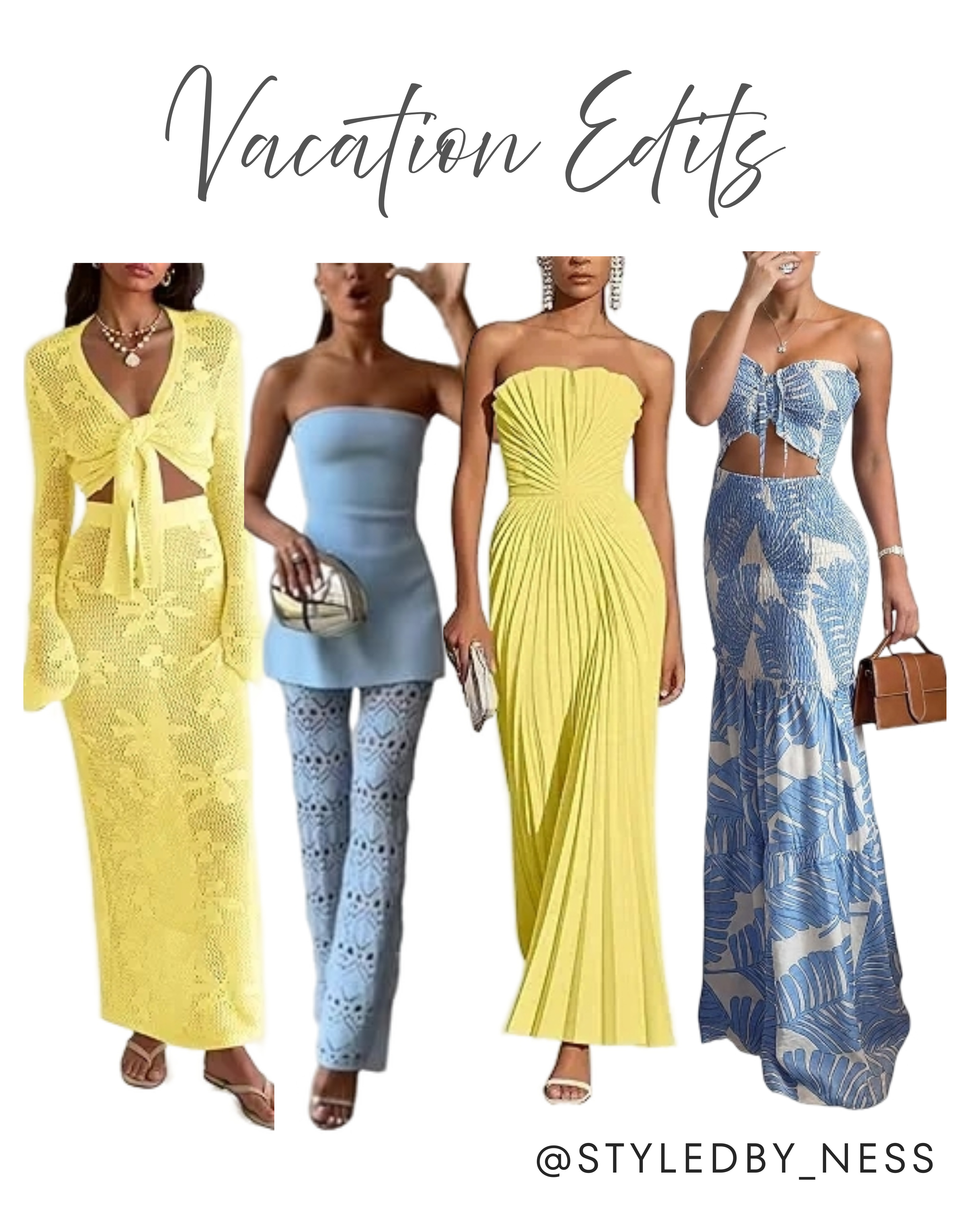 Pack your bags with the ultimate vacation edits designed for effortless resort style. These chic, versatile pieces are perfect for any getaway and will keep you looking polished from day to night. Click the link in bio to shop the vacation collection! #VacationStyle #ResortWear #TravelOutfits 

 #LTKdayinmylife #LTKgrwm #LTKootd