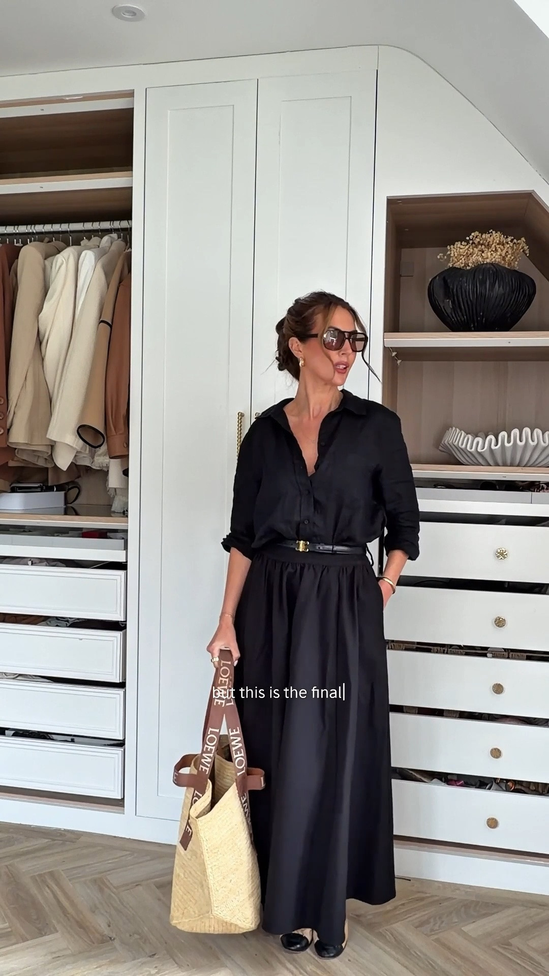 How to style a black maxi skirt for spring summer

Black airline ski skirts, summer outfits, summer style, black linen shirt, linen shirt, simple outfits, elegant outfits, summer trends Capsule wardrobe

#LTKspring #LTKsummer #LTKuk