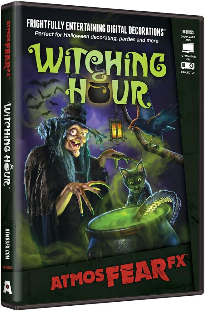 Witching Hour Digital Decorations DVD for Halloween Holiday Projection Decorating | Amazon (US)