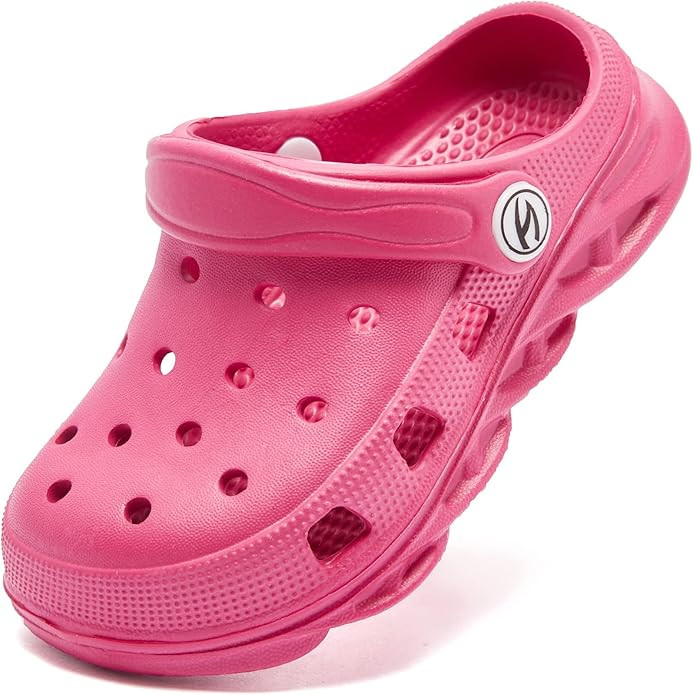 HOBIBEAR Boys and Girls Classic Graphic Garden Clogs Slip on Water Shoes(Toddler/Little Kids/Big ... | Amazon (US)