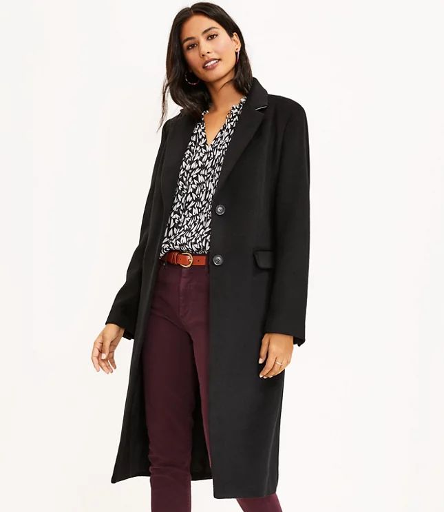 Two Button Coat | LOFT