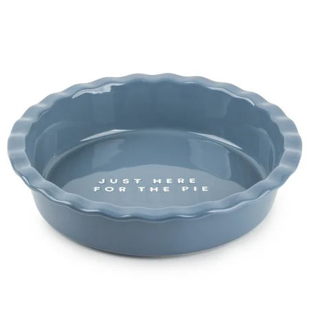 Thyme & Table Stoneware 9 in Pie Dish, Blue | Walmart (US)
