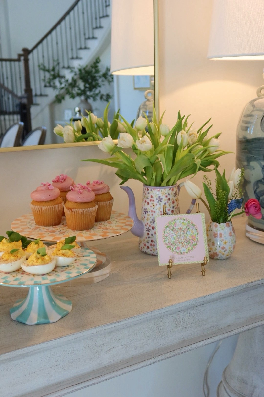 let’s set up for easter 🐰🐣 

easter set up, easter table, formal dining, family traditions, MacKenzie-Childs, holiday 

#LTKSeasonal #LTKvlog #LTKHome