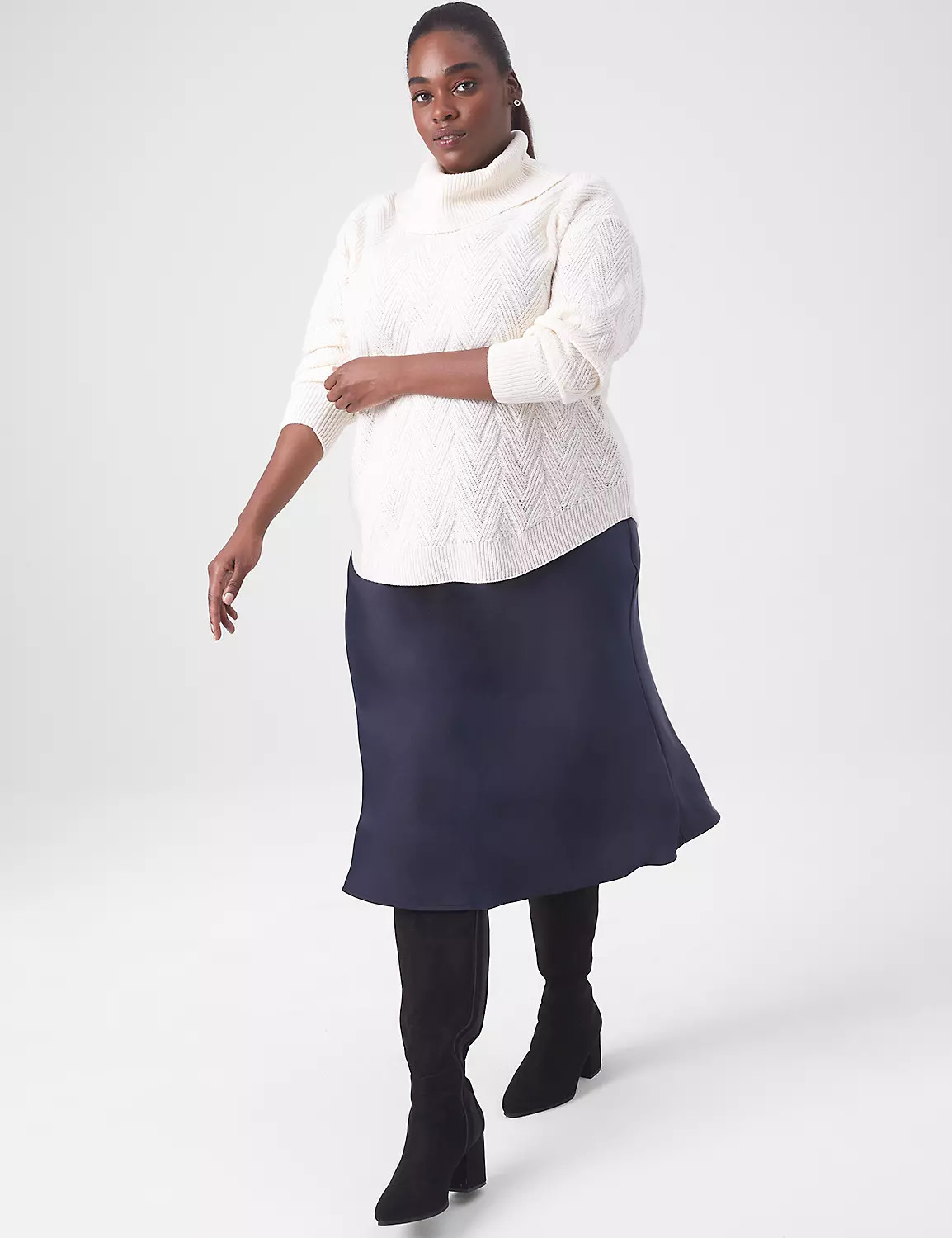 Slip Satin Skirt | LaneBryant | Lane Bryant (US)
