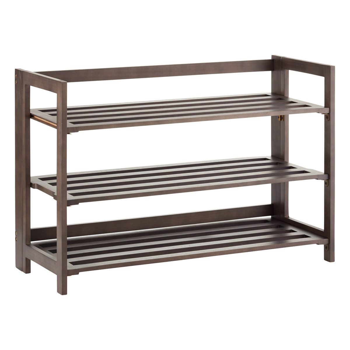 3-Tier Folding Shoe Rack | The Container Store