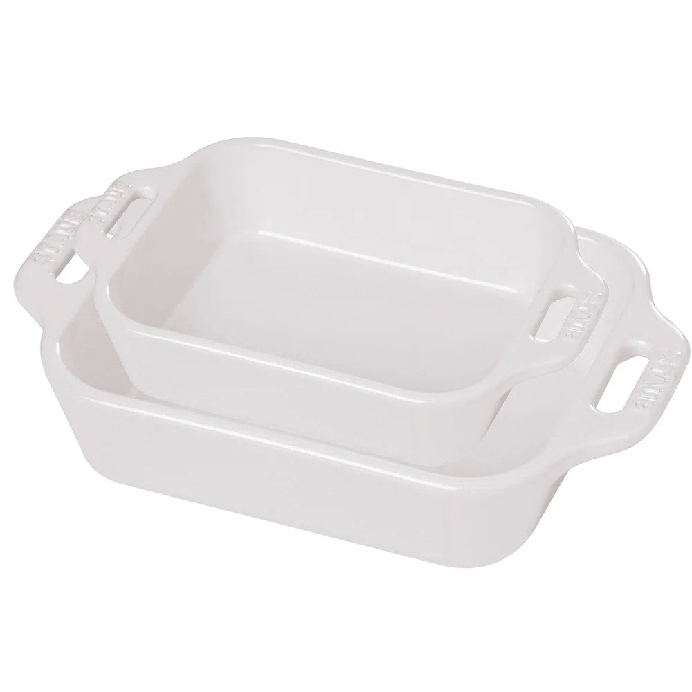 Staub Ceramic Rectangular Baking Dish Set, Casserole Dish, 2-Piece & Reviews | Wayfair | Wayfair North America