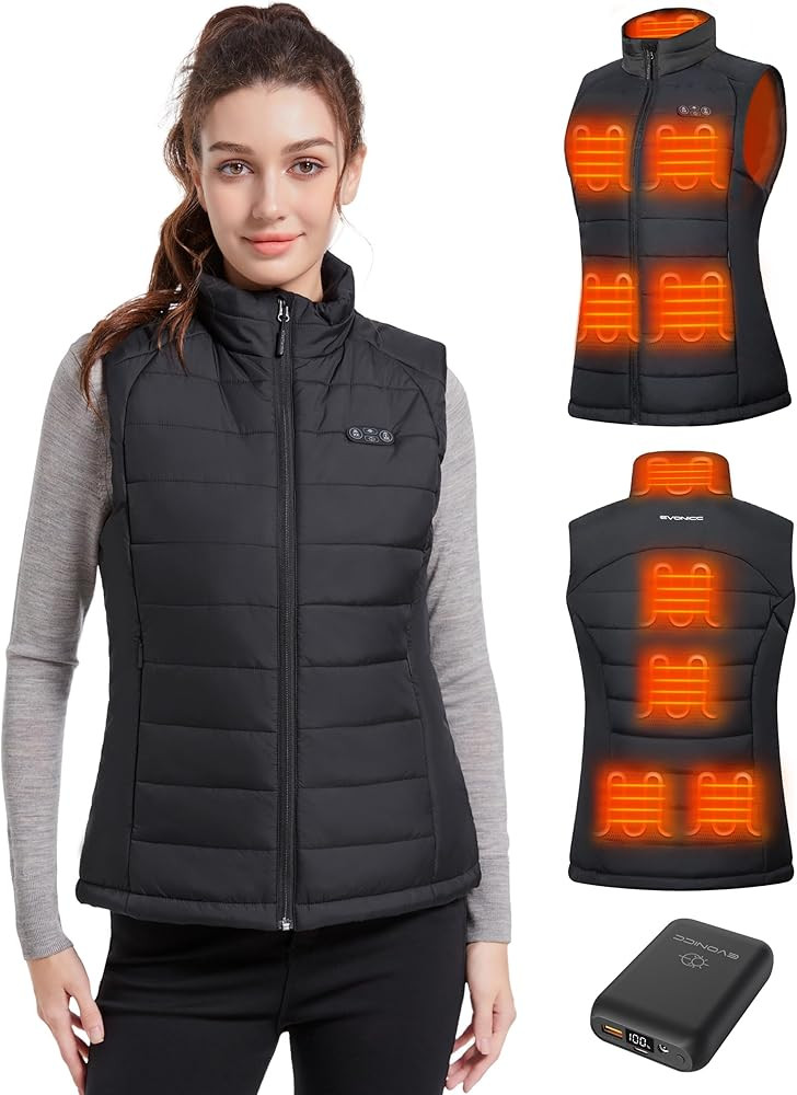 Women's Heated Vest with Battery Pack Included 7.4V 16000mAh, Warming Heated Vest for Women, Elec... | Amazon (US)