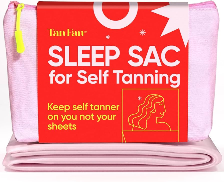 Tan Fan Self Tanner Sleep Sac - Keep Tan On Without Stained Bed Sheets - Self Tan Sleep Sack for ... | Amazon (US)