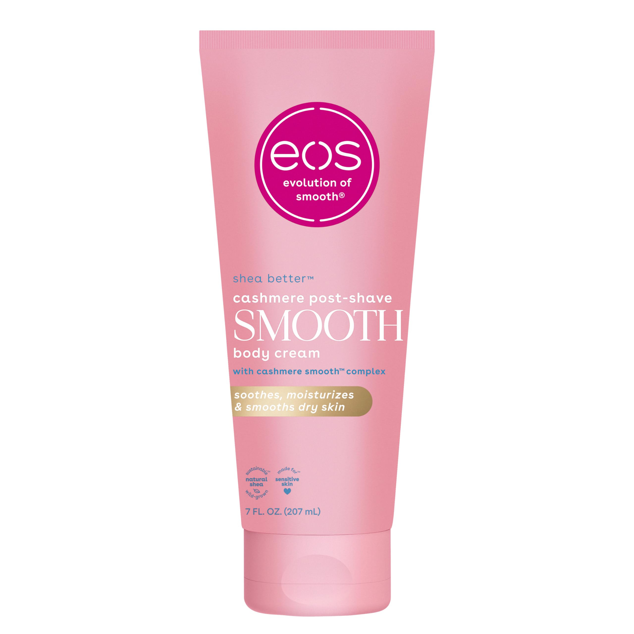eos Cashmere Skin Collection Post-Shave Smooth Body Cream- Vanilla Cashmere Scented, 72-Hour Hydr... | Amazon (US)