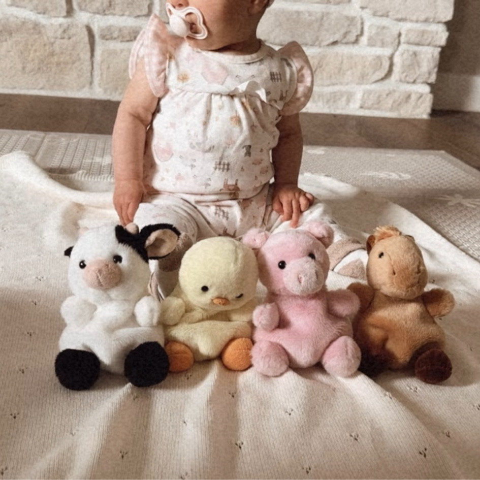 Palm pals; cutest little plush animals for babies/toddlers 🐷🐮🐤🐴


#LTKfamily #LTKkids #LTKbaby