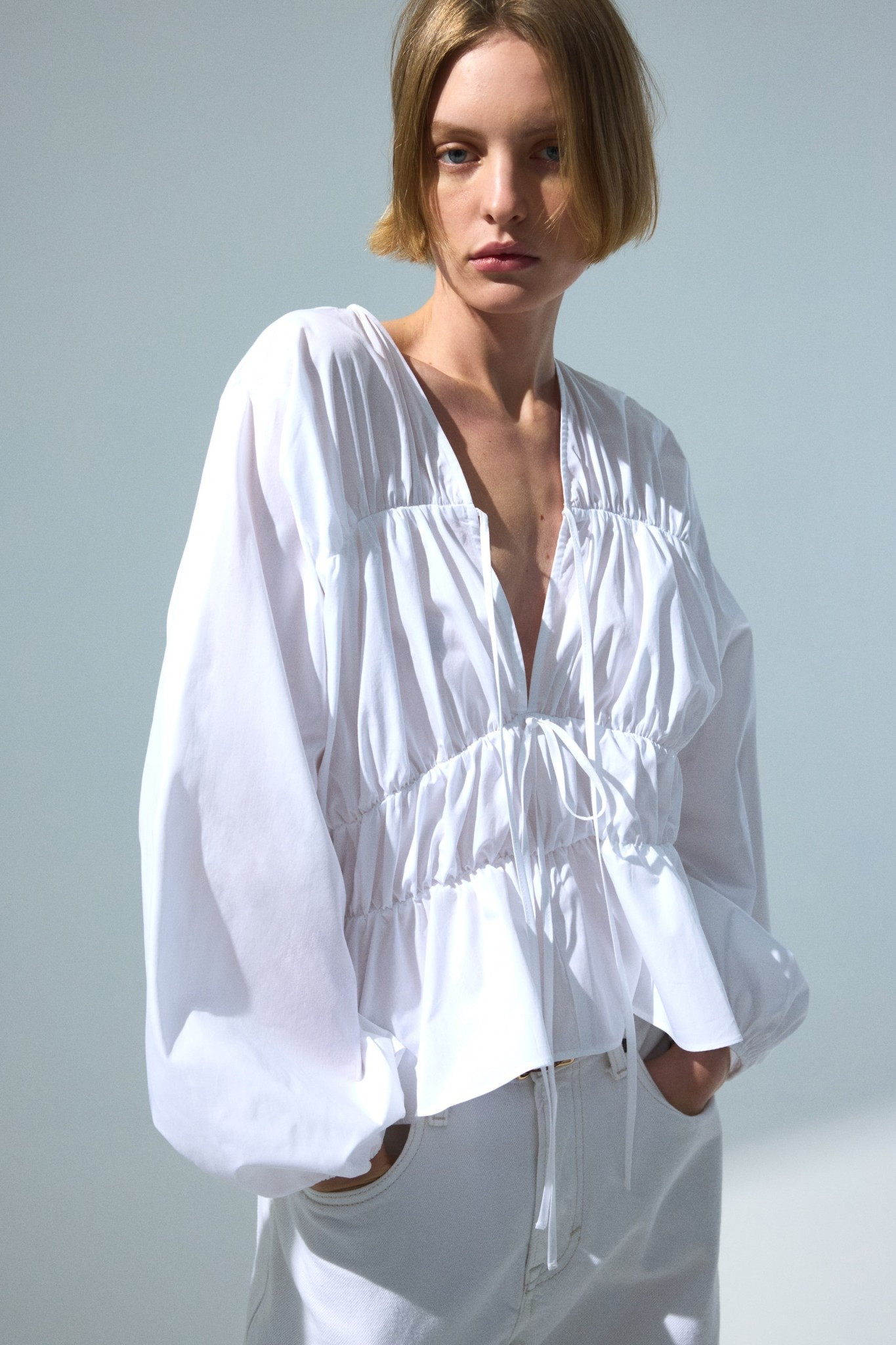Poplin blouse