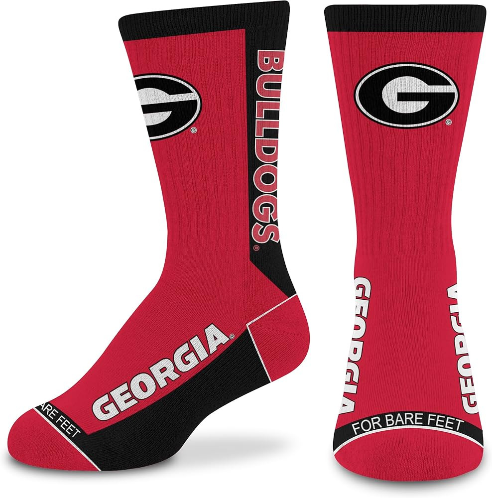 For Bare Feet NCAA Unisex Kids Ncaa Mvp Crew Sock Youth | Amazon (US)