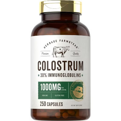 Carlyle Colostrum Supplement 1000mg | 250 Capsules | Target