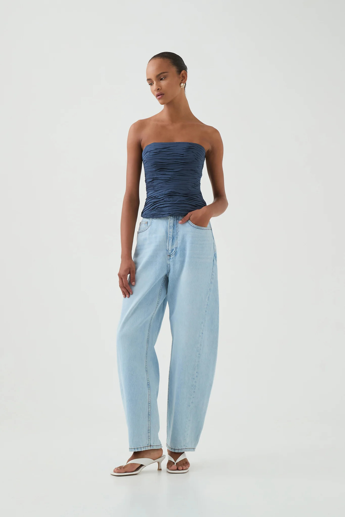 Sunbeam Ruched Bustier | aje. (Australia)