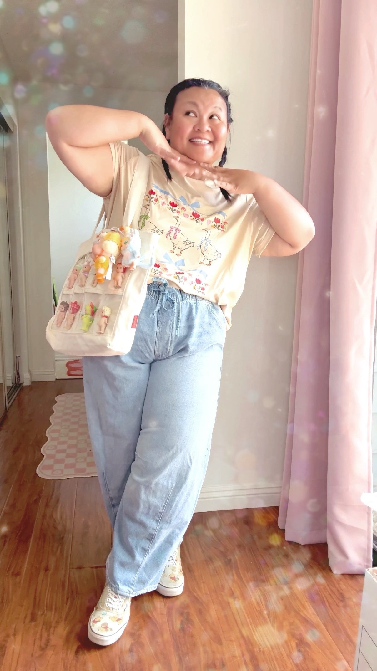 Nothing crazy here, just a little casual Summer outfit! 🩵☀️🩵

#pluseizestyle #midsizestyle #plussizecasual #dopaminedressing #popmart #popmartcrybaby #ootd #plussizeootd #midsizefashion #plussizefashion #midsizeblogger