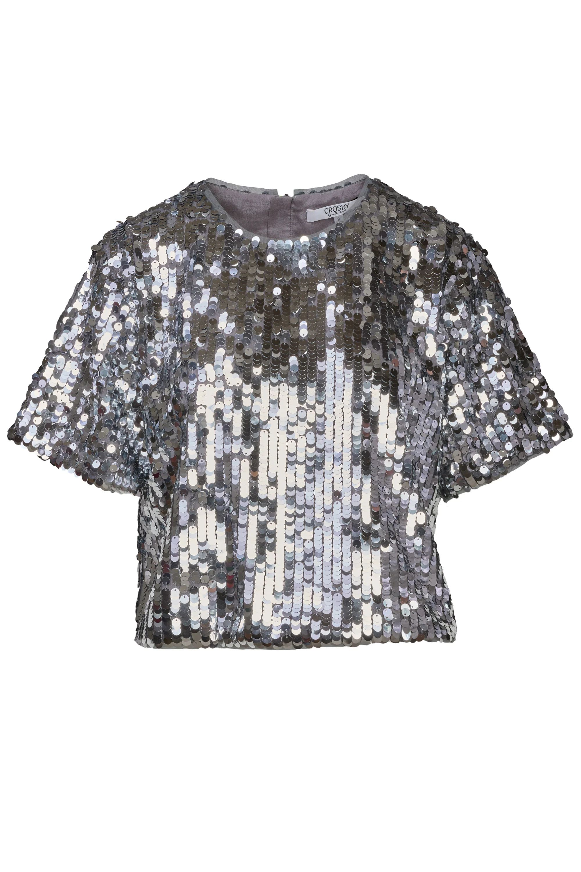 Maxwell Tee in Disco Sequin | CROSBY by Mollie Burch | CROSBY by Mollie Burch