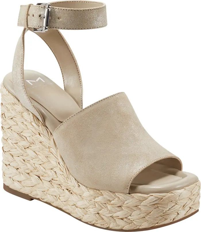 Marc Fisher LTD Nelly Ankle Strap Wedge Sandal | Grey Sandal Sandals | Grey Shoes | Spring Outfits | Nordstrom