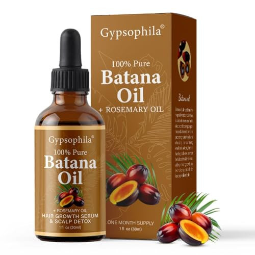 Gypsophila Batana Oil for Hair Growth -100% Pure Natural Hair Growth Oil,Nourishes The Scalp, Eliminates Split Ends, Reduce Hair Loss & Detox Your Scalp (1 Fl Oz) for All Hair Types | Amazon (US)