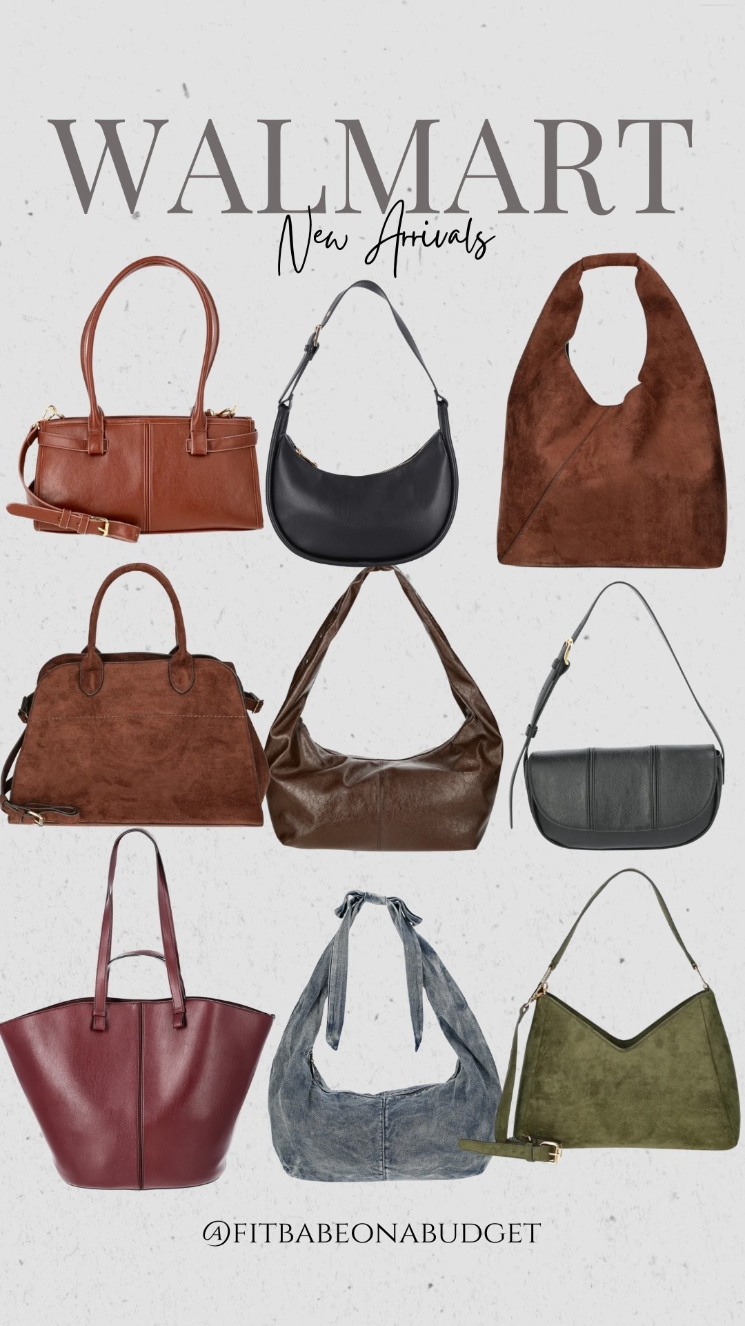 New bags at Walmart 

#LTKStyleTip #LTKFindsUnder50