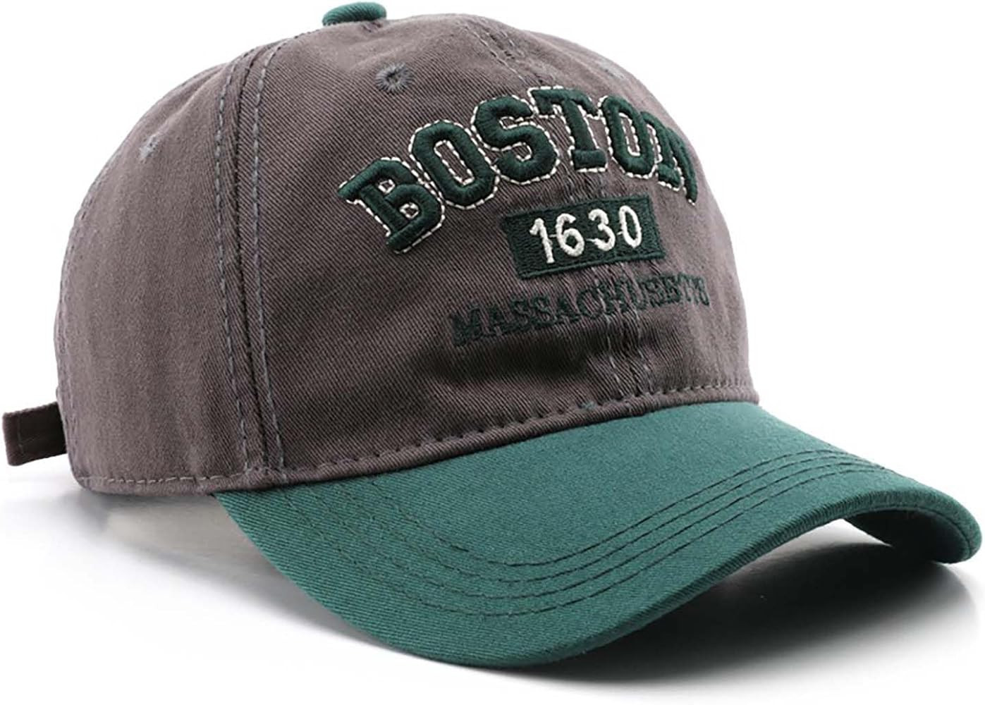 Boston Cap Unisex Baseball Cap Sun Hat Adjustable Trucker Cap | Amazon (US)