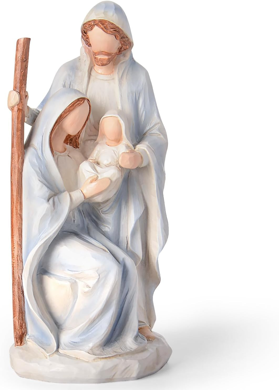 Nativity Set Holy Family Statue - 10 inch Handcrafted Christmas Nativity Figurine, Indoor Resin N... | Amazon (US)