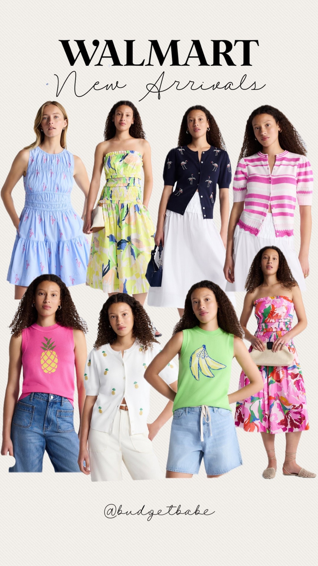 Walmart new arrivals! The pineapples and flamingoes are too cute for words! #walmartfashion