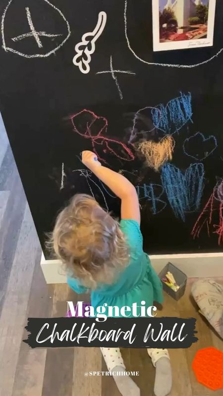 Throwback to our magnetic chalkboard wall! Look how little my kids are 🥹

This is an easy DIY that provides hours of creative play. I linked the supplies so you can do it too! 

#target #homedepot #chalk #paint #homeproject

#LTKfamily #LTKfindsunder50 #LTKVideo