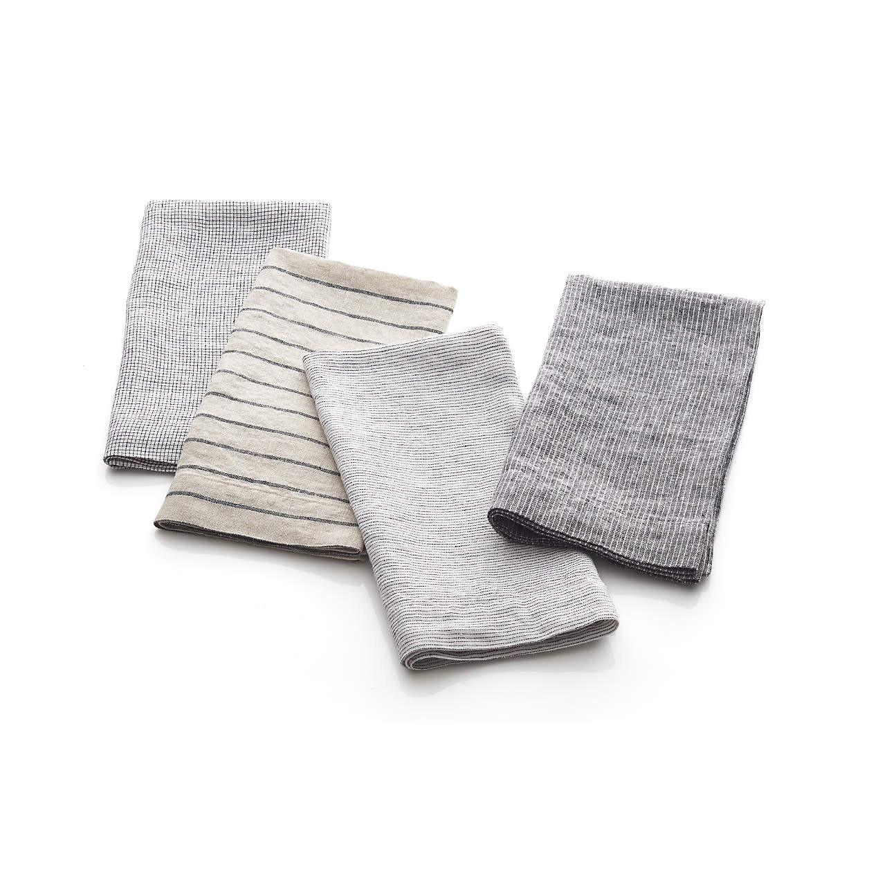 Suits Linen Cloth Dinner Napkins, Set of 4 + Reviews | Crate and Barrel | Crate & Barrel