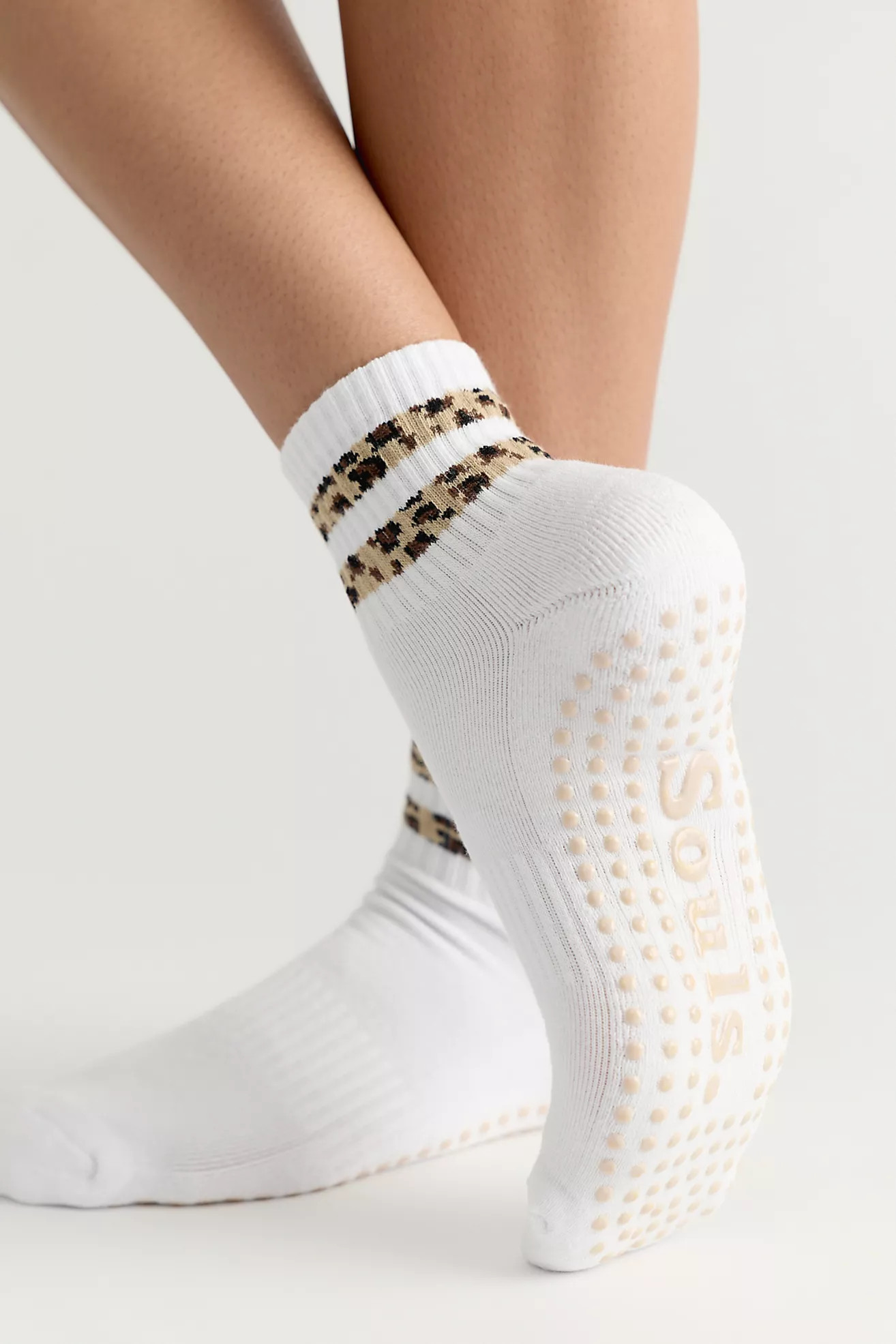 Souls. Cheetah Pilates Grip Socks | Free People (Global - UK&FR Excluded)