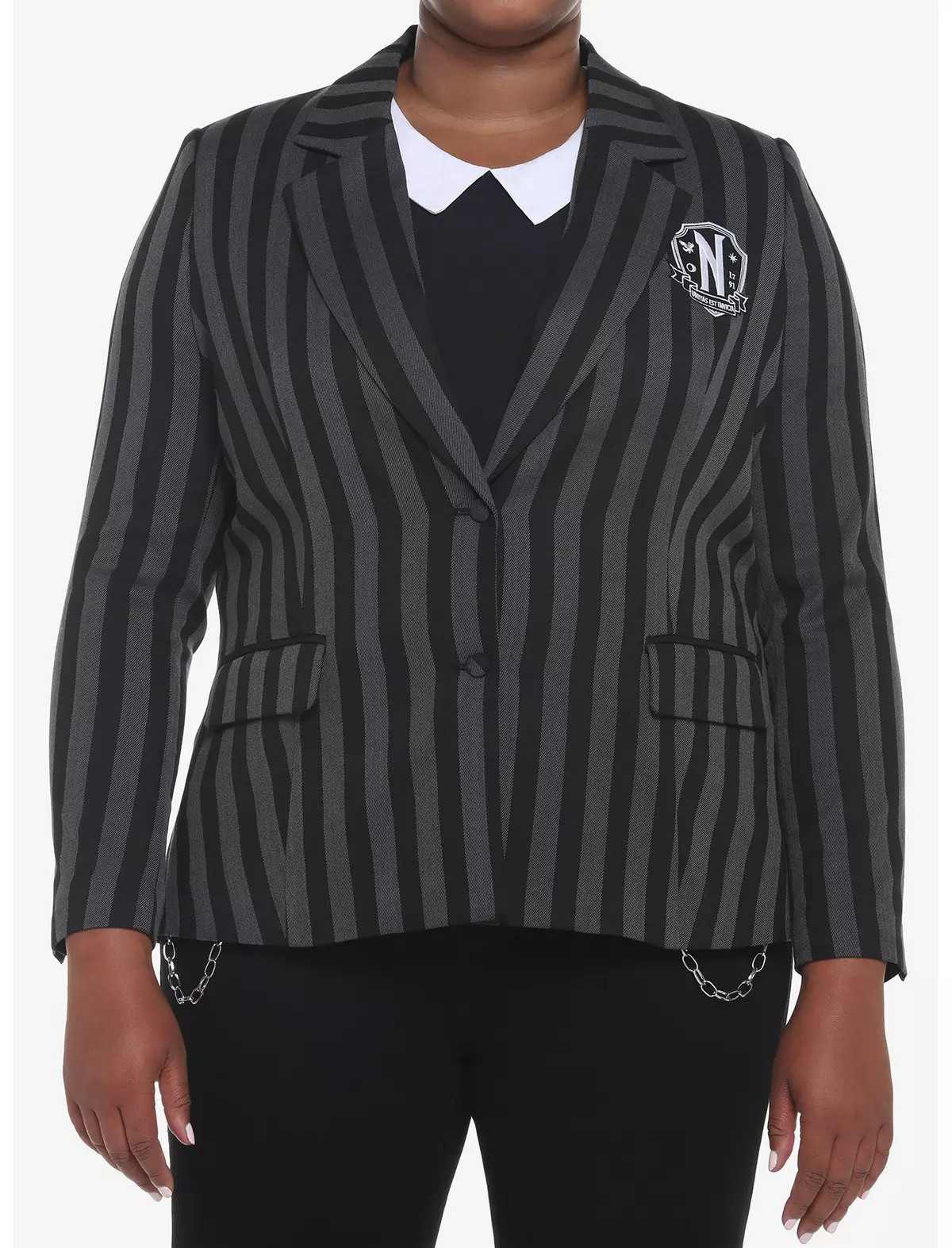 Wednesday Nevermore Girls Cosplay Blazer Plus Size | Hot Topic | Hot Topic